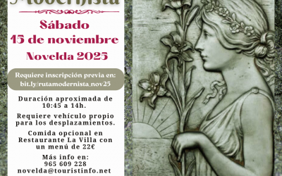 Ruta Modernista, sábado 15 de noviembre de 2025